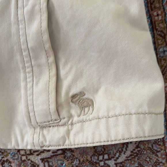 Abercrombie & Fitch Cream Trench Coat Classic Tailored Design - Picture 5 of 10